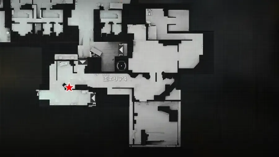 エリア4のマップ画像