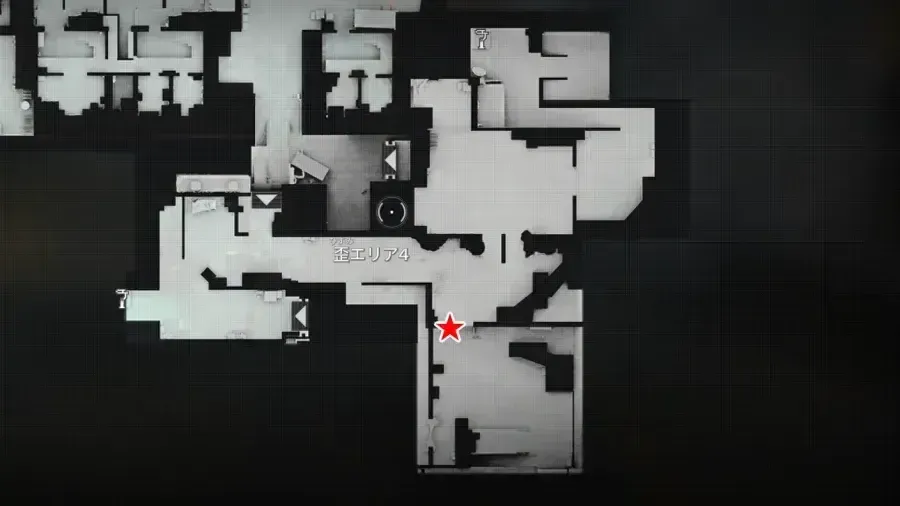 エリア4のマップ画像