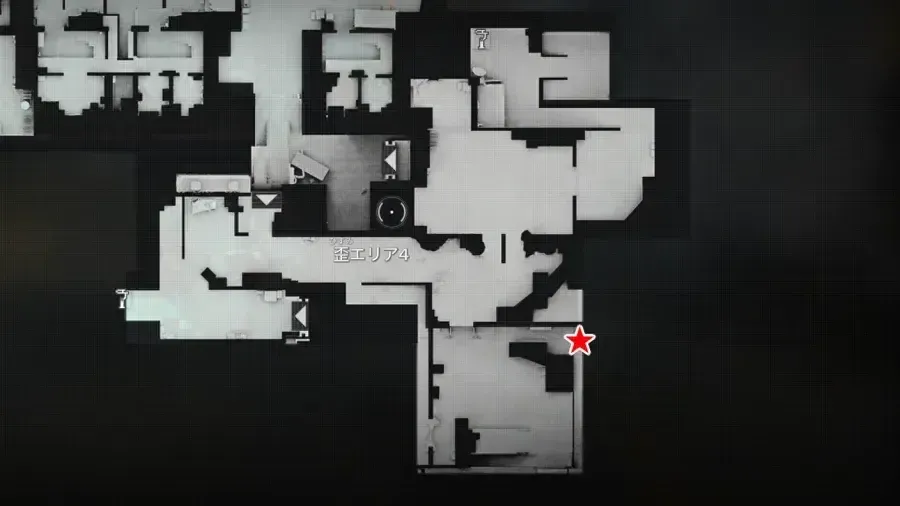 エリア4のマップ画像
