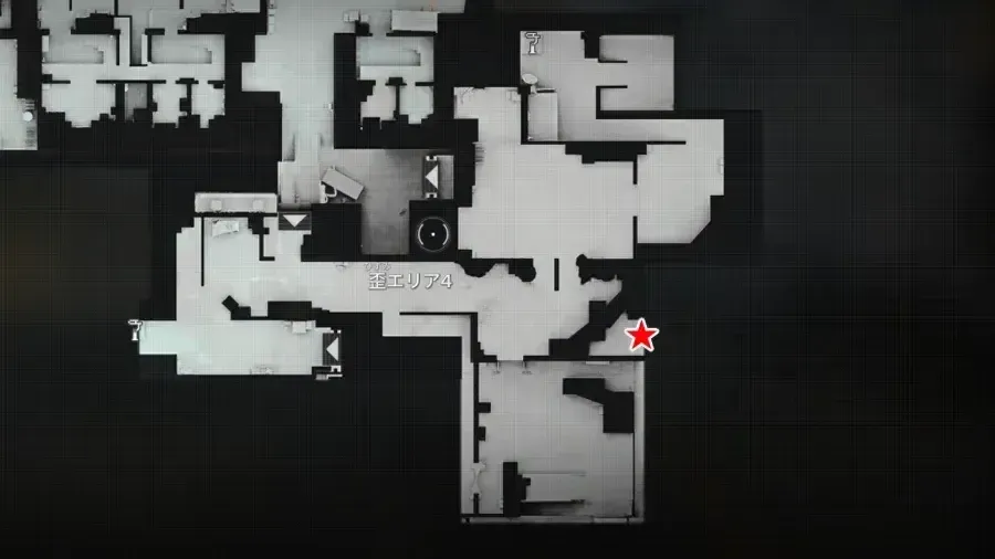 エリア4のマップ画像