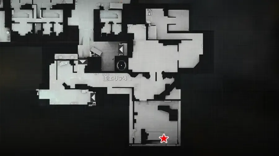 エリア4のマップ画像