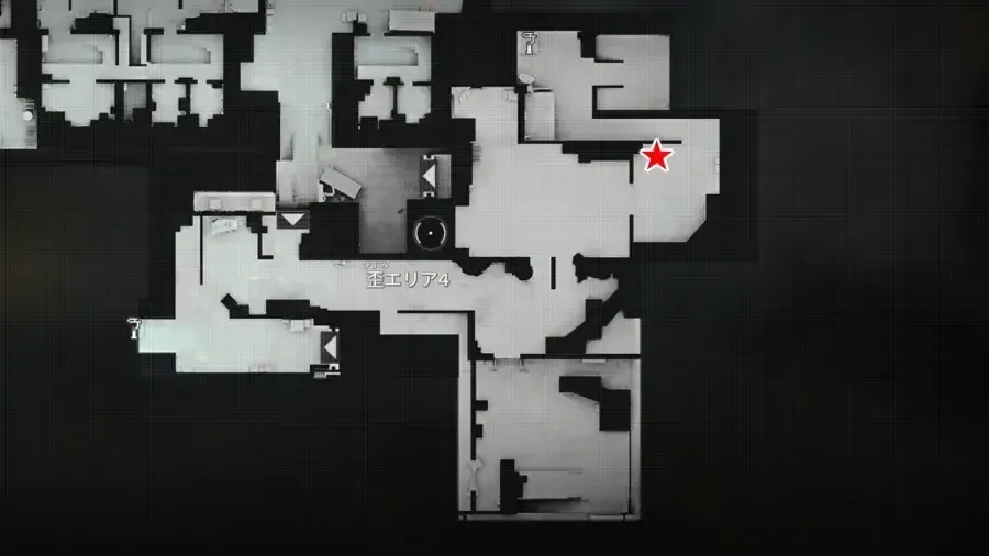 エリア4のマップ画像