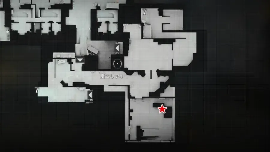 エリア4のマップ画像