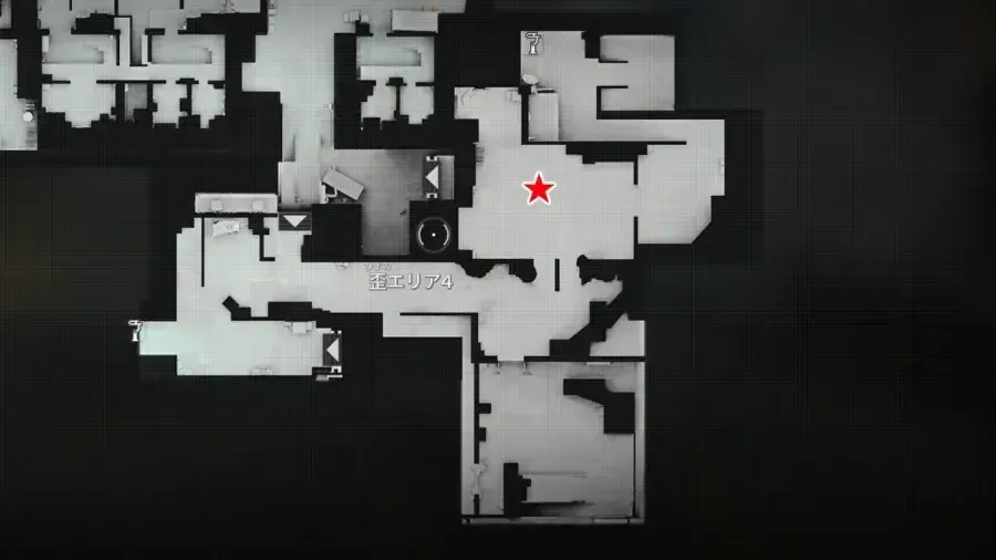 エリア4のマップ画像