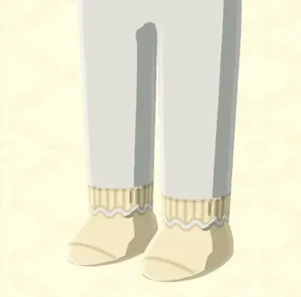 バックリボンソックス画像