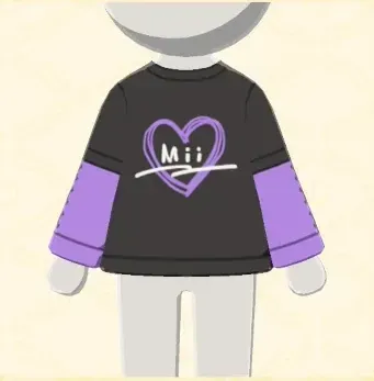 重ね着ハートTシャツ画像