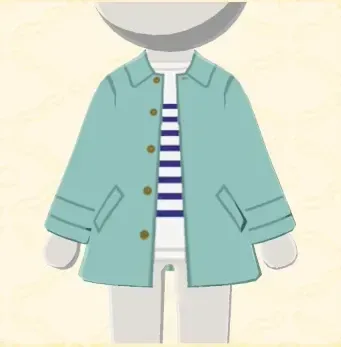 ステンカラーコート画像