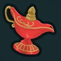 不気味なランプ画像