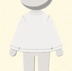 シンプルロングTシャツ画像