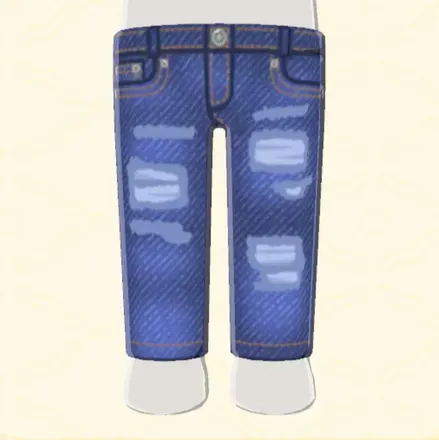 ダメージジーンズ画像