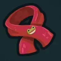 鮮やかなスカーフ画像