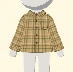 レトロチェックシャツ画像