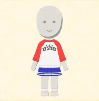 元気なスカートコーデ画像