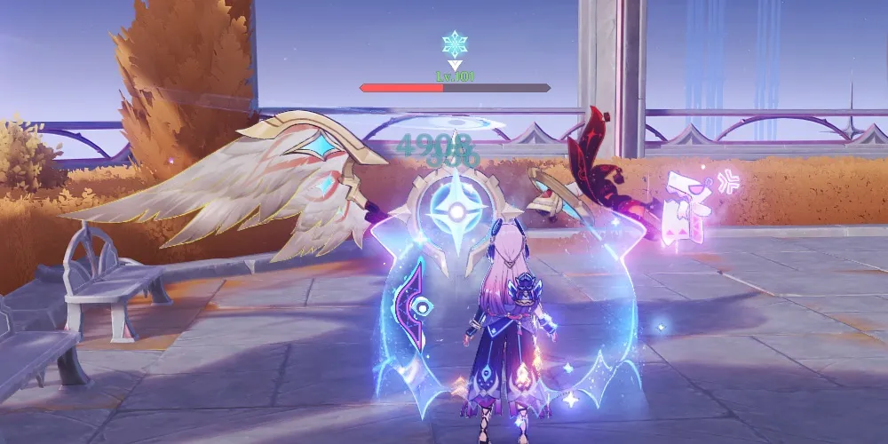 中央の色が変化