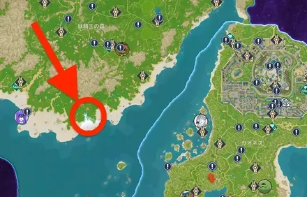 マリンキャットの場所