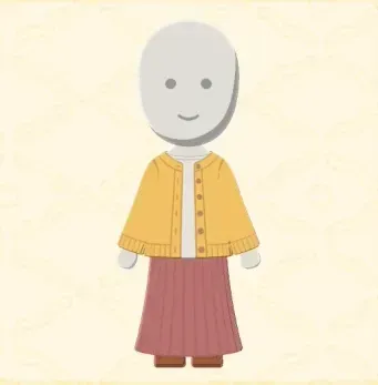 やさしいカーディガンコーデ画像