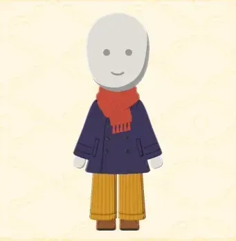 ピーコートコーデ画像