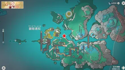 潜む龍、舞い上がる鳳のマップ