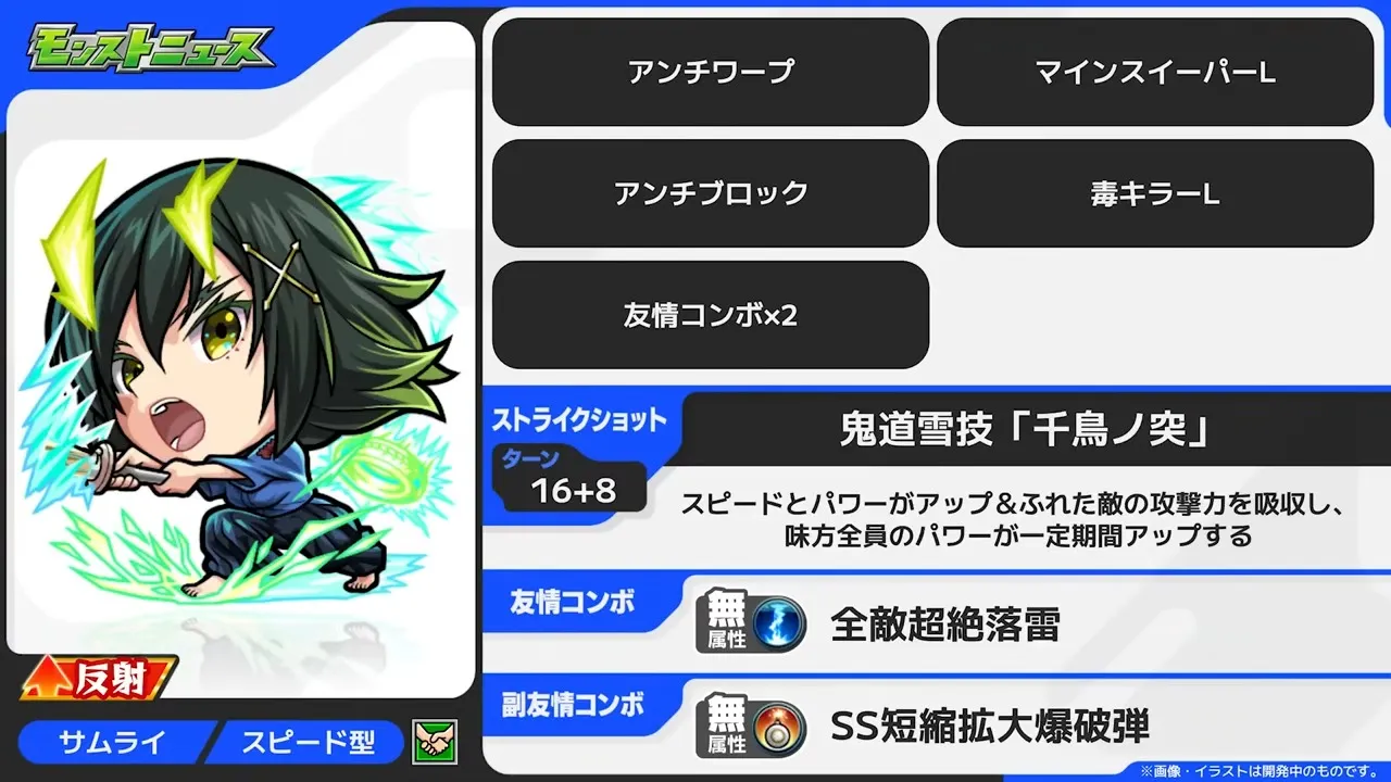 立花道雪αの性能