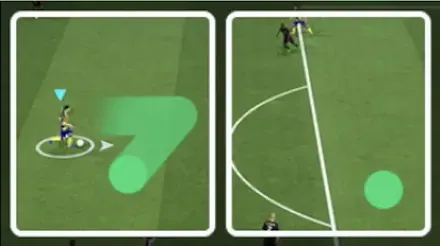 フェイント操作画像