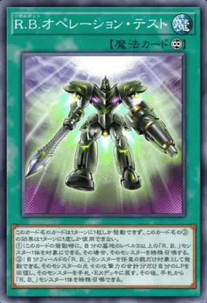 R.B.オペレーション・テスト画像