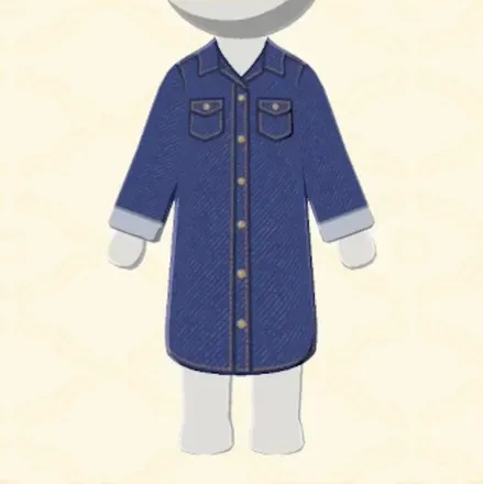 デニムワンピース画像