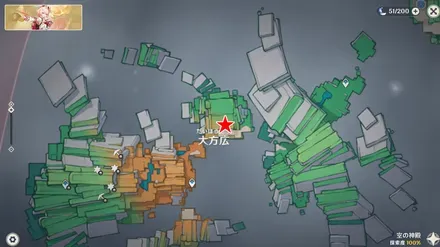 アチーブメント「ひきだしにエコシステム」マップ