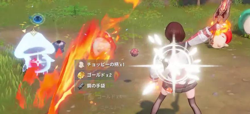 モンスターを倒す