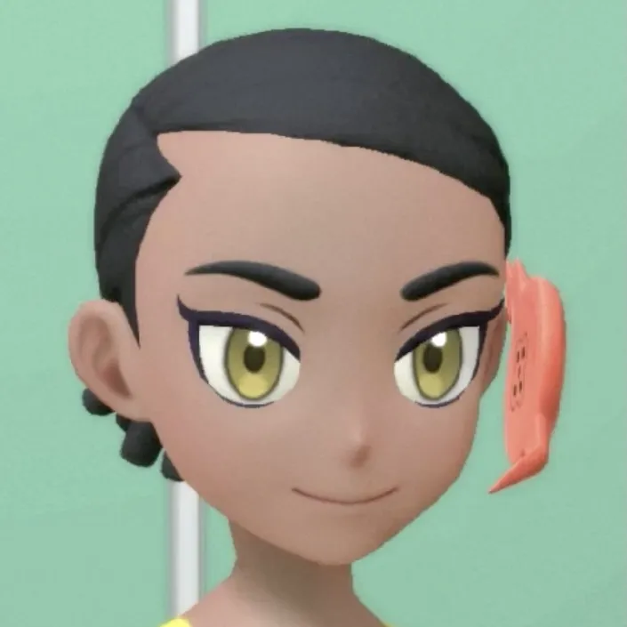 カーリーポニーテール