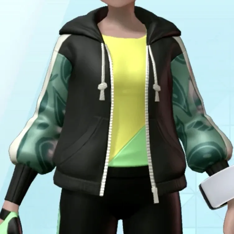 ペイズリーがらパーカー