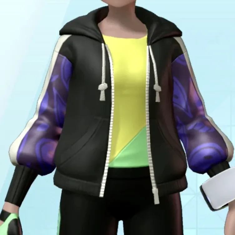 ペイズリーがらパーカー