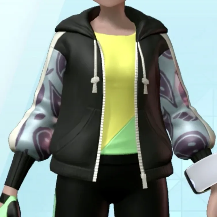 ペイズリーがらパーカー