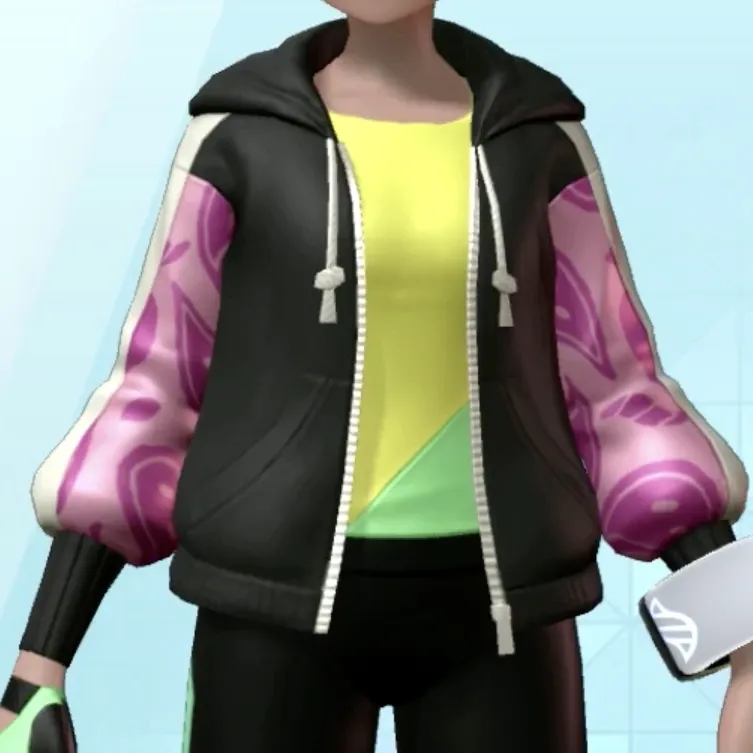 ペイズリーがらパーカー