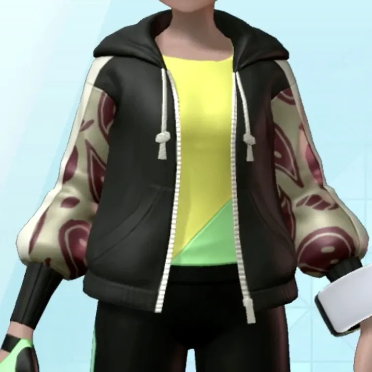 ペイズリーがらパーカー