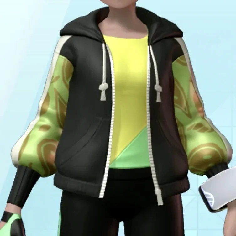 ペイズリーがらパーカー