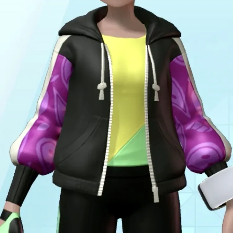 ペイズリーがらパーカー