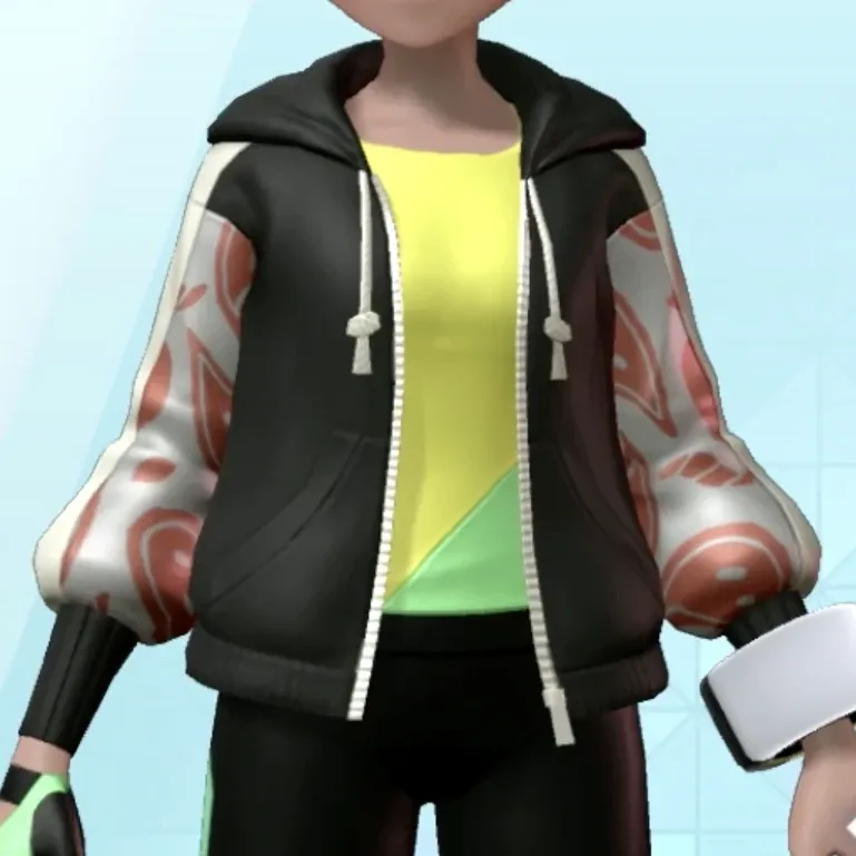 ペイズリーがらパーカー