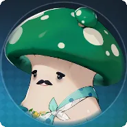 緑色の風呂敷の画像
