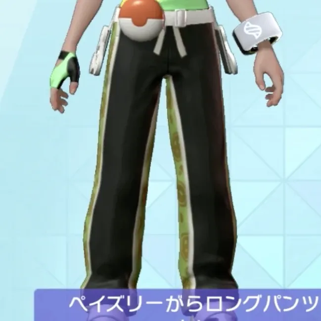 ペイズリーがらロングパンツ