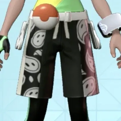 ペイズリーがらハーフパンツ