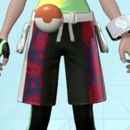 ペイズリーがらハーフパンツ