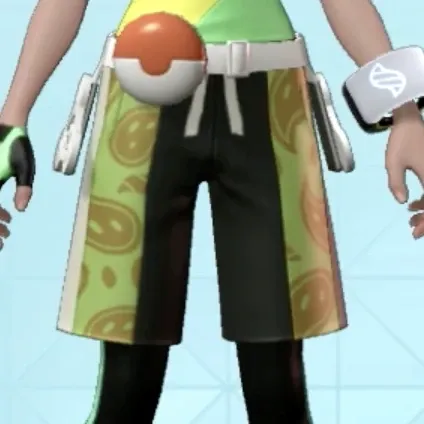 ペイズリーがらハーフパンツ