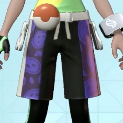 ペイズリーがらハーフパンツ