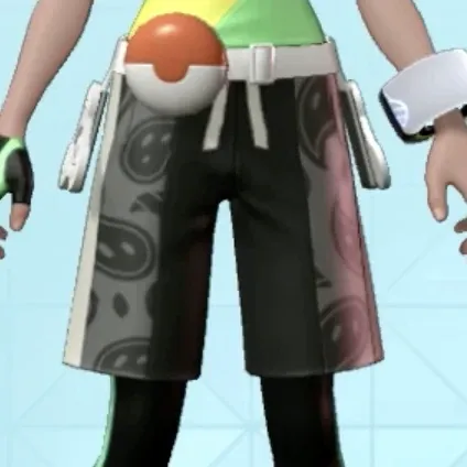 ペイズリーがらハーフパンツ