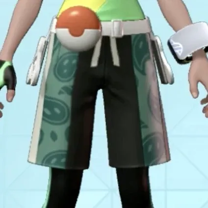 ペイズリーがらハーフパンツ