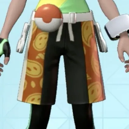 ペイズリーがらハーフパンツ