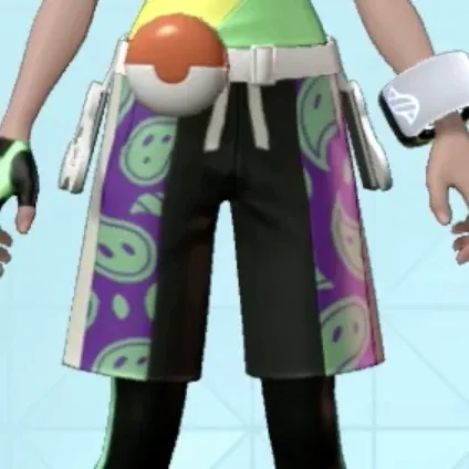 ペイズリーがらハーフパンツ