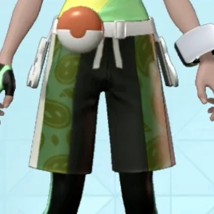 ペイズリーがらハーフパンツ