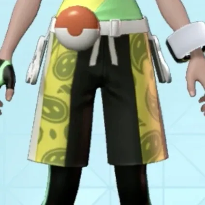 ペイズリーがらハーフパンツ