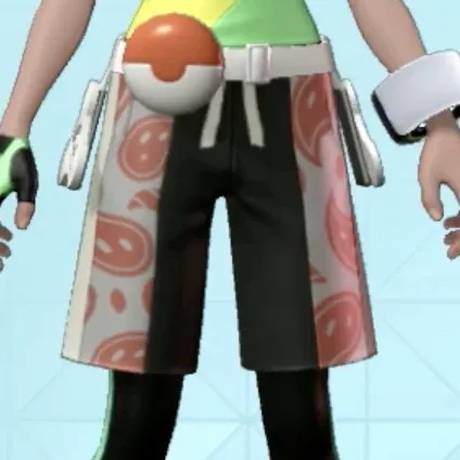 ペイズリーがらハーフパンツ